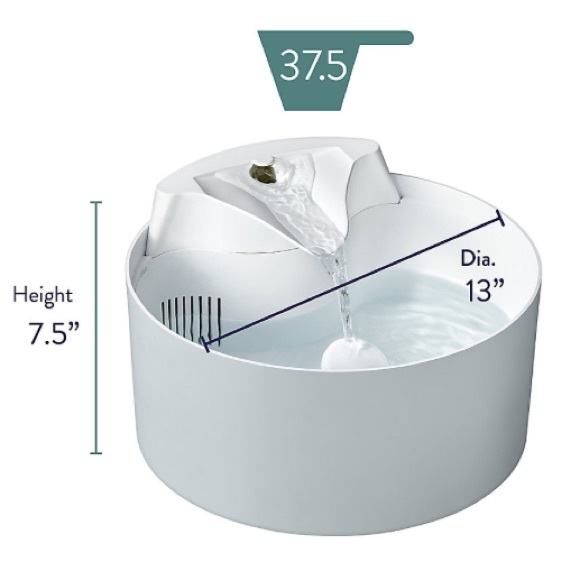 Top Paw® Dog/Cat Flowing Water Fountain (EUC) - Picture 2 of 8